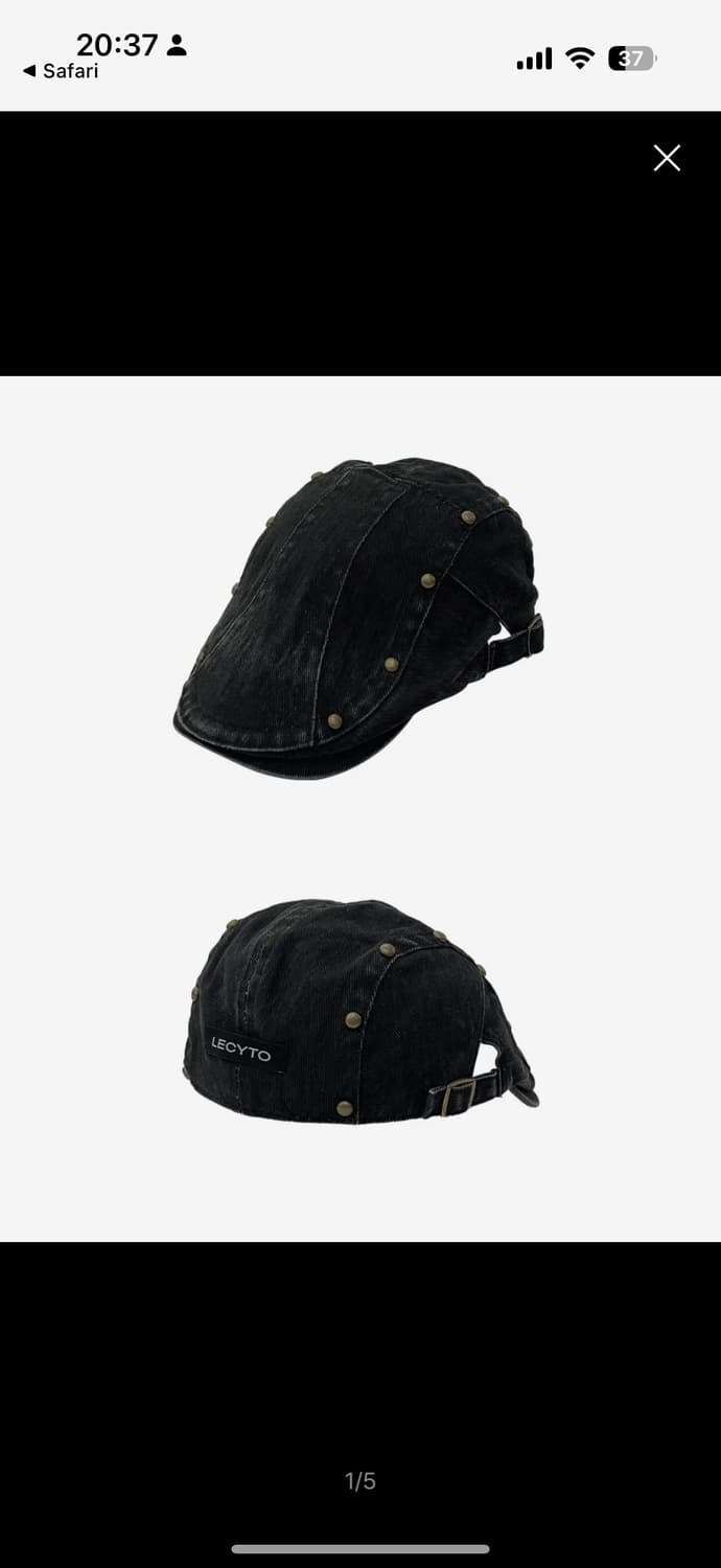 LECYTO 스터드 헌팅캡 상품이미지1