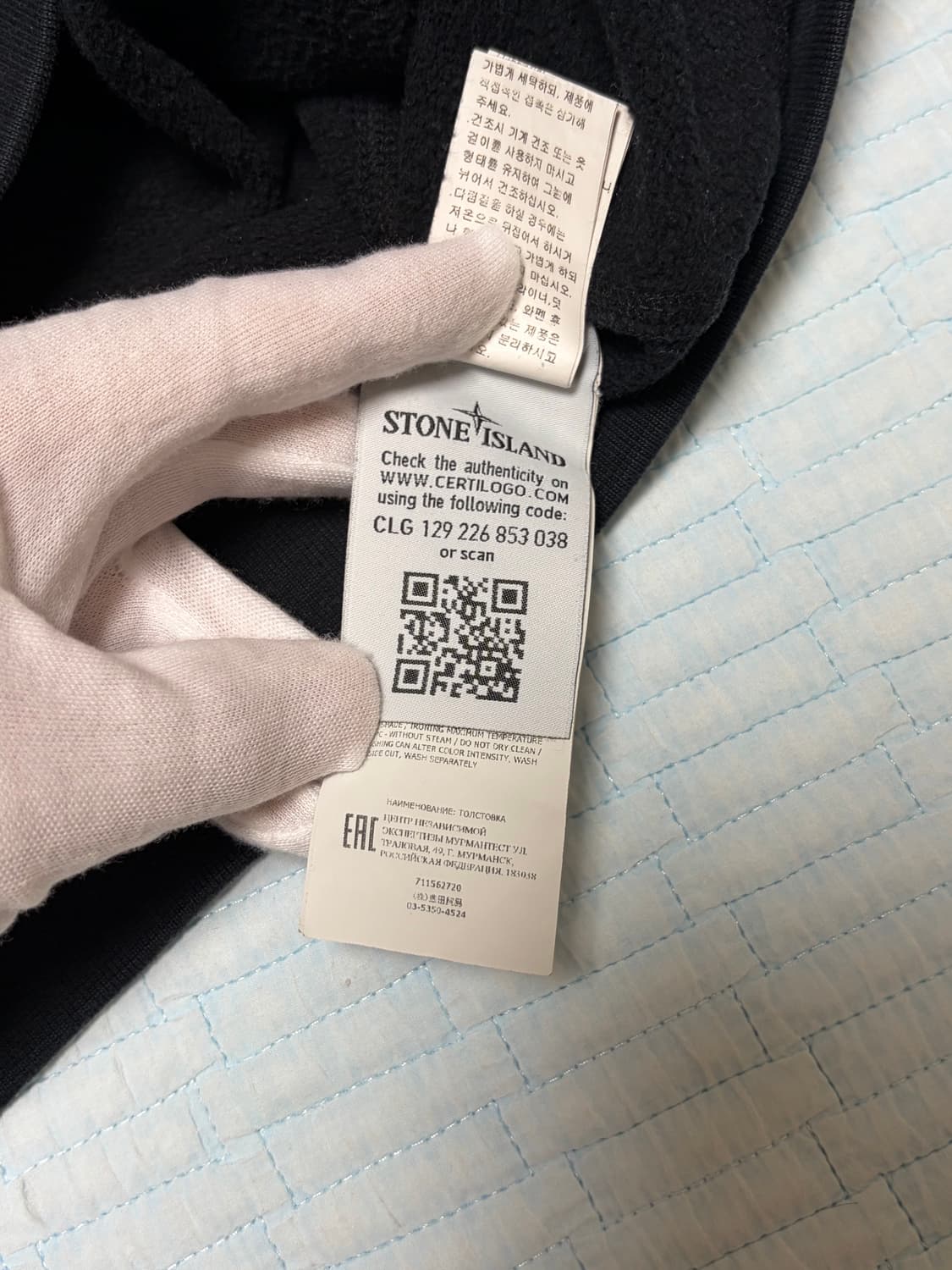 [XL size] 스톤아일랜드 맨투맨 블랙 상품이미지5
