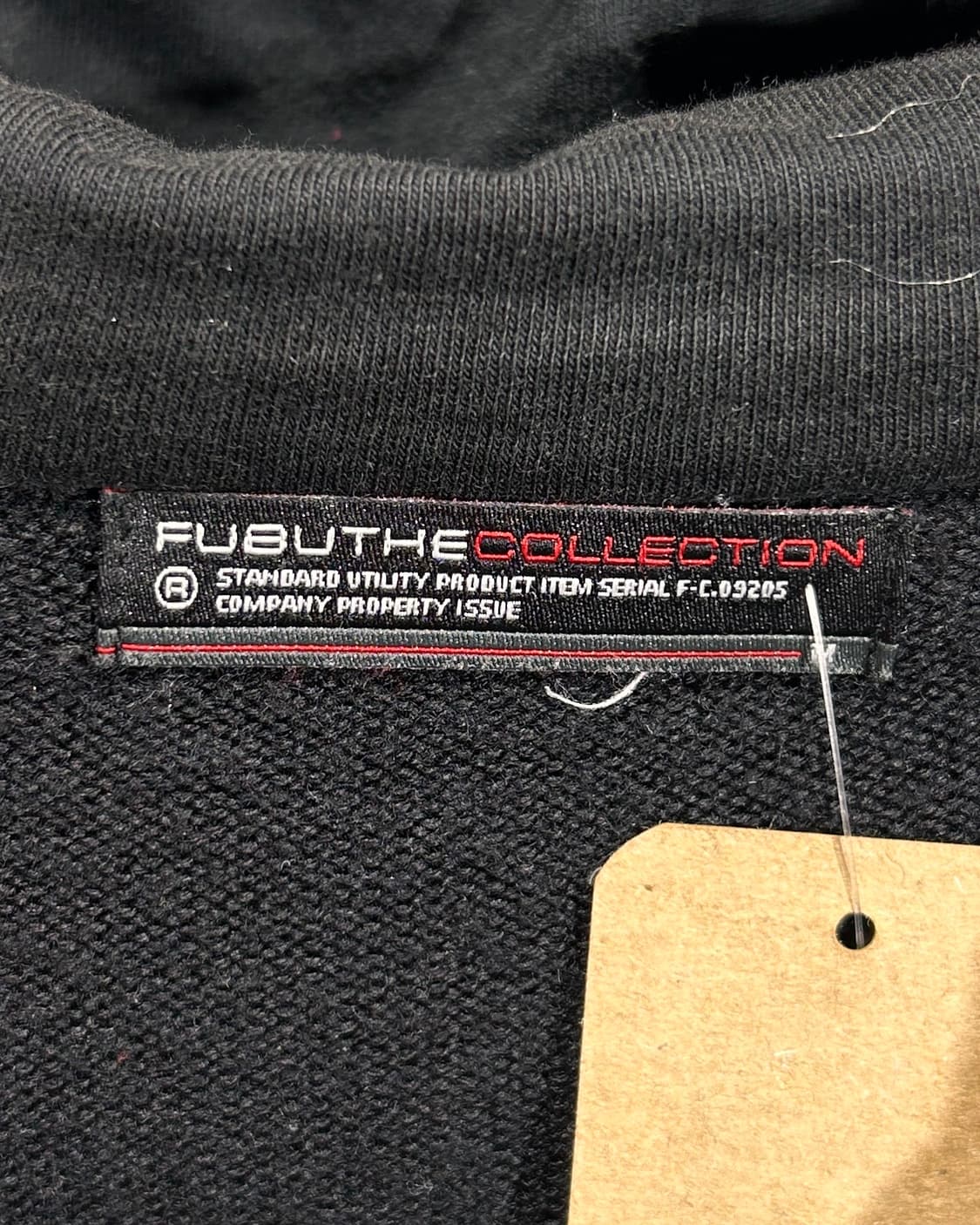 M FUBU 푸부 자수 그래픽 로고 블랙 니트 후드집업 상품이미지6