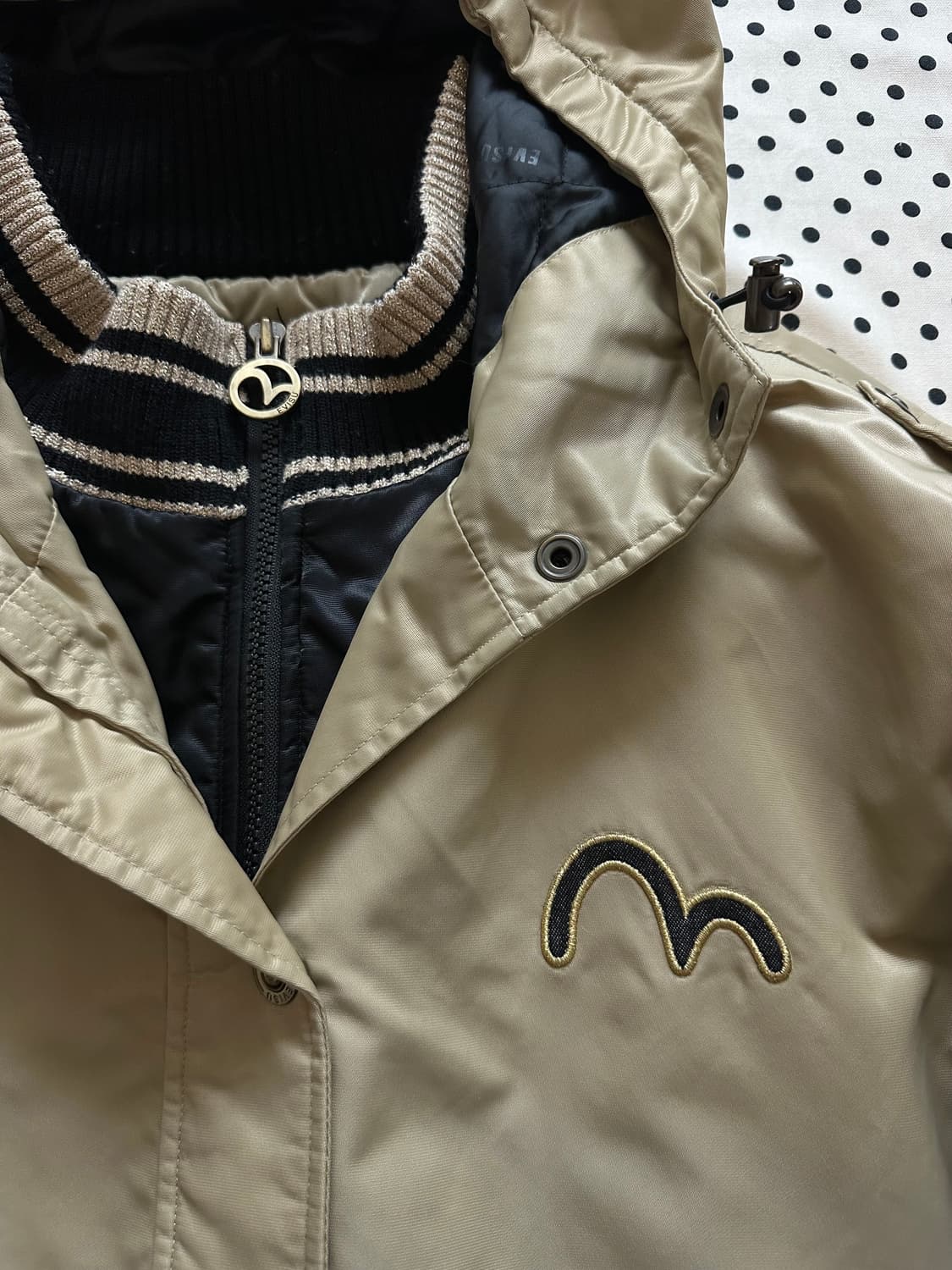 에비수 후드 바시티자켓 상품이미지2