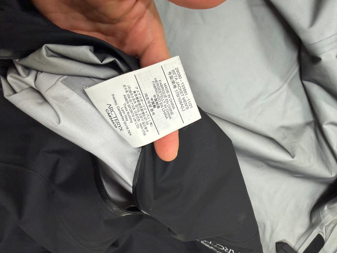 아크테릭스 베타 L 사이즈 블랙 상품이미지8