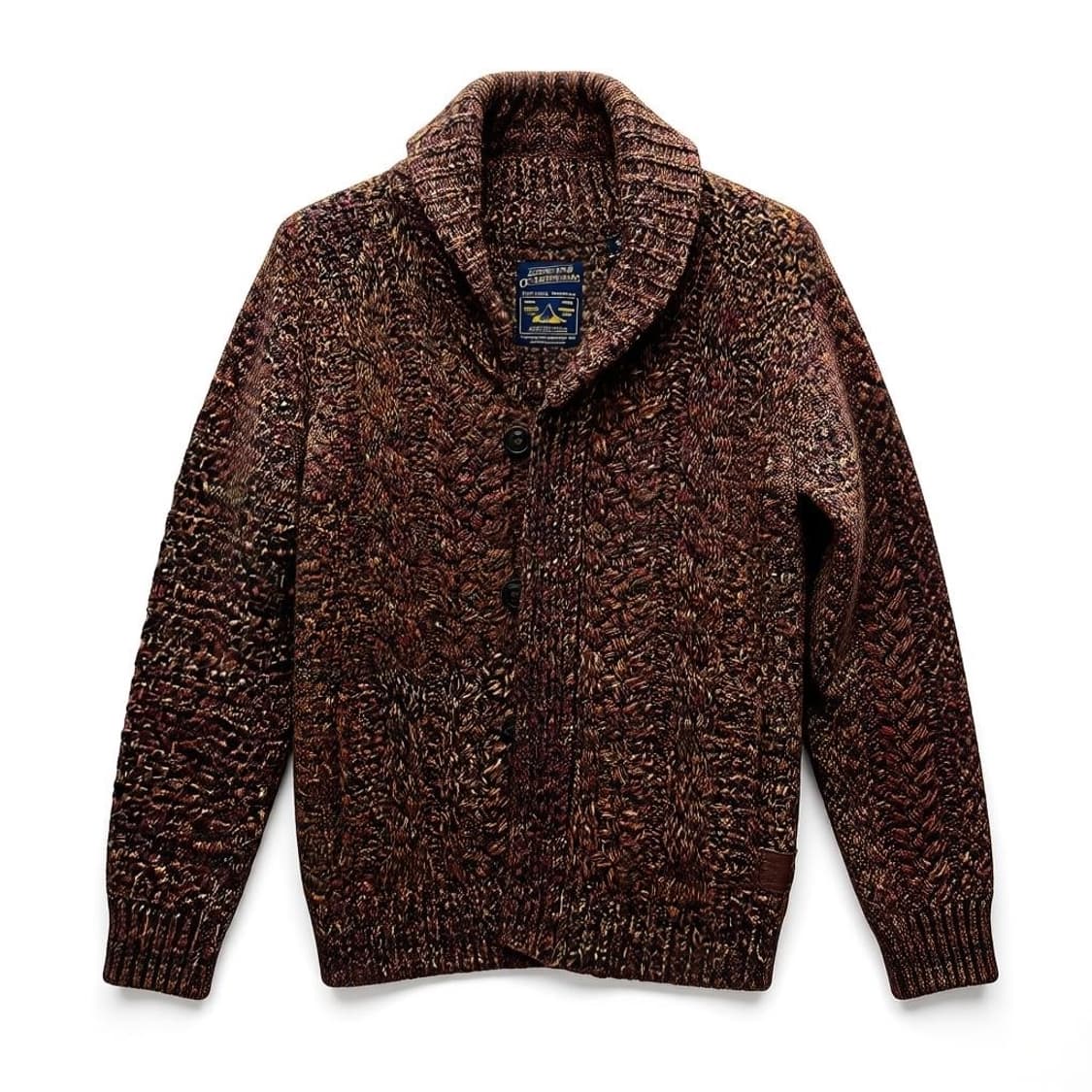 GENUINE OUTERWEAR 스카치앤소다 숄카라 집업 가디건 M 상품이미지1