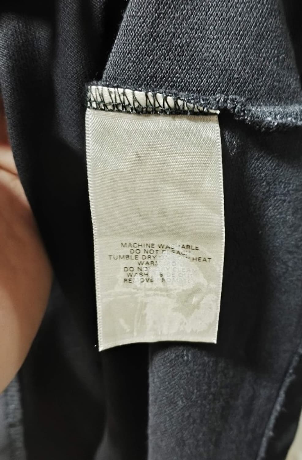 XL 버버리 카라넥 티셔츠 블랙 상품이미지7