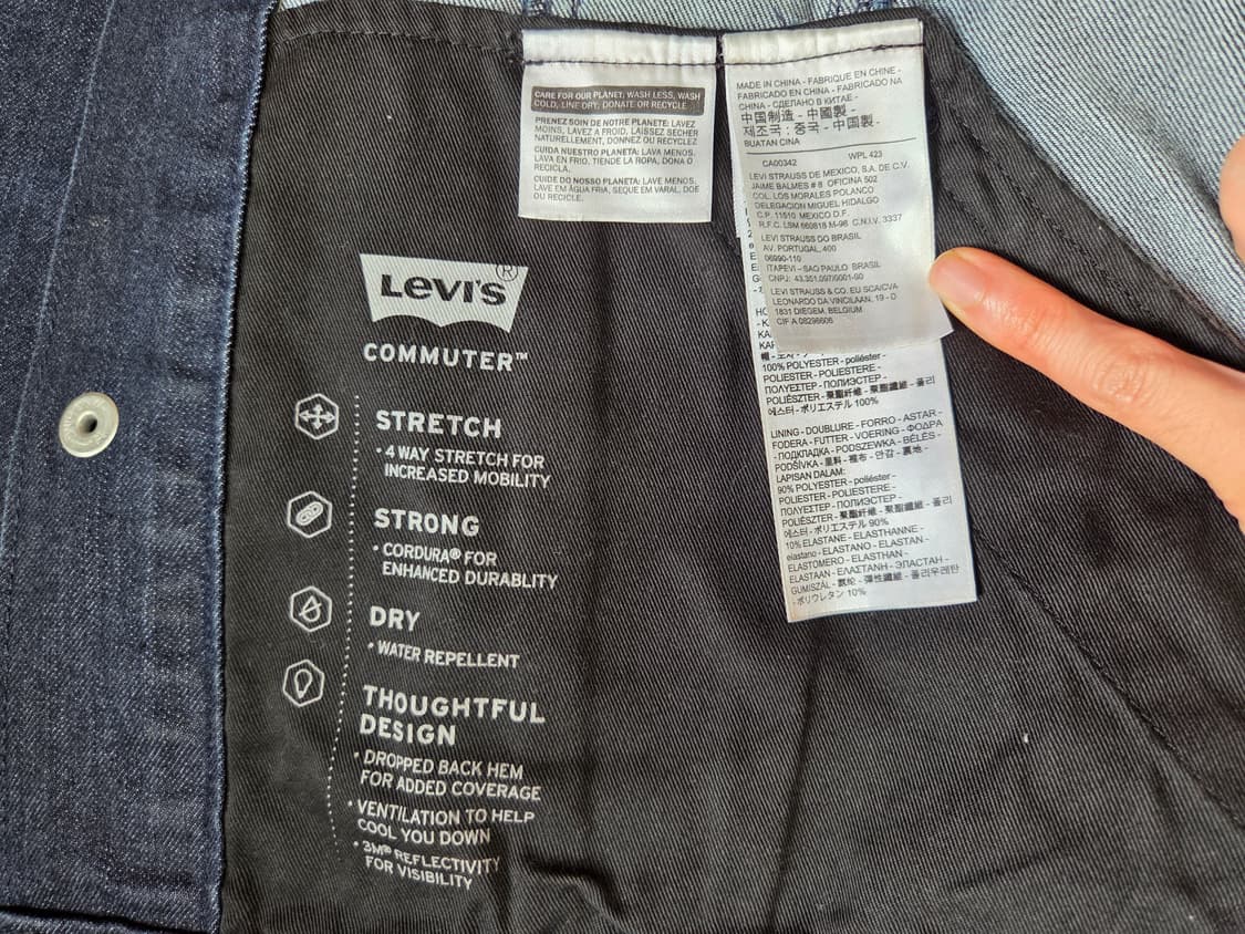 리바이스 커뮤터 데님자켓 XL 상품이미지4