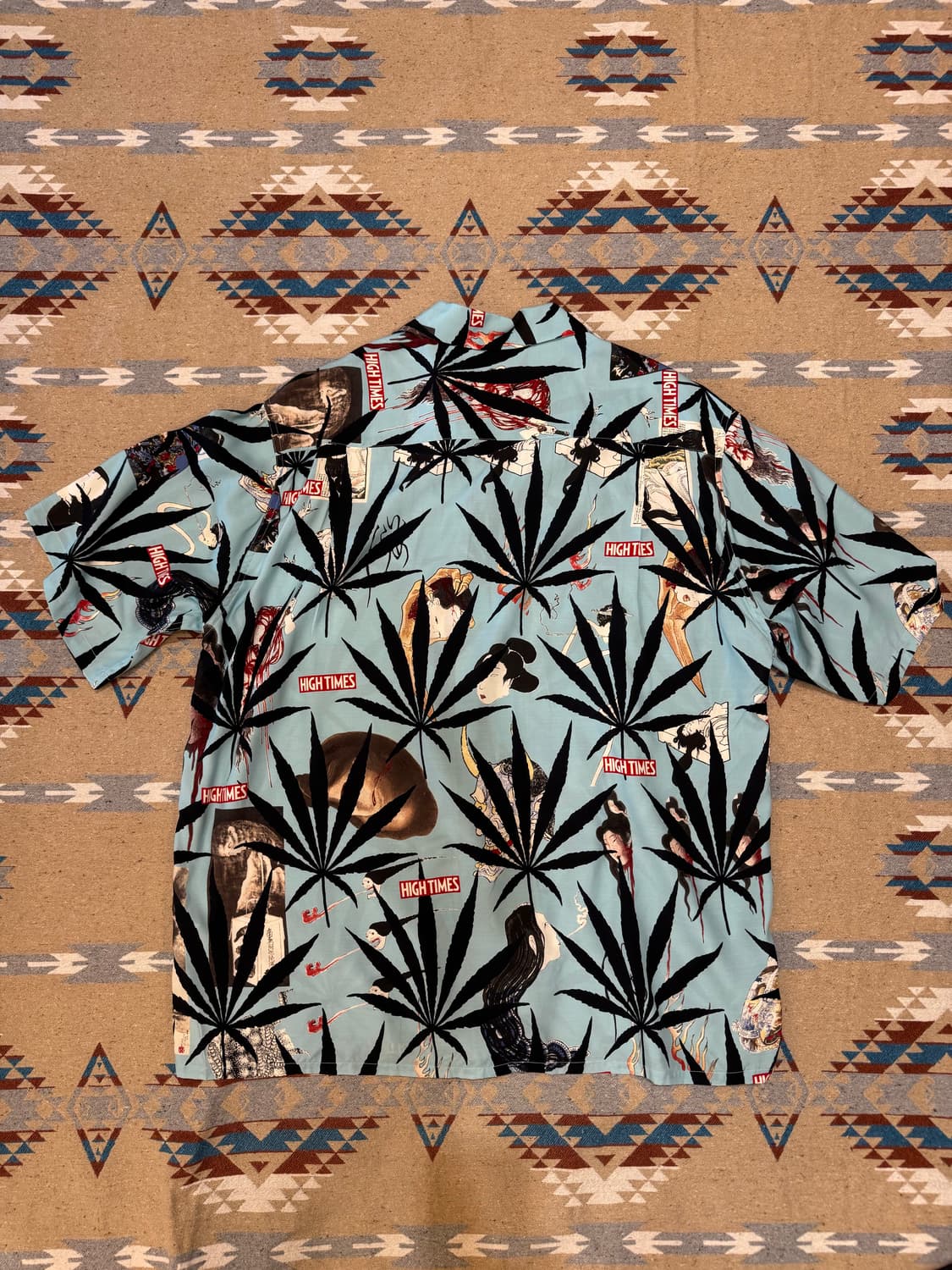 [XL] 와코마리아 HIGH TIMES 하와이안 셔츠 Type-2 상품이미지5