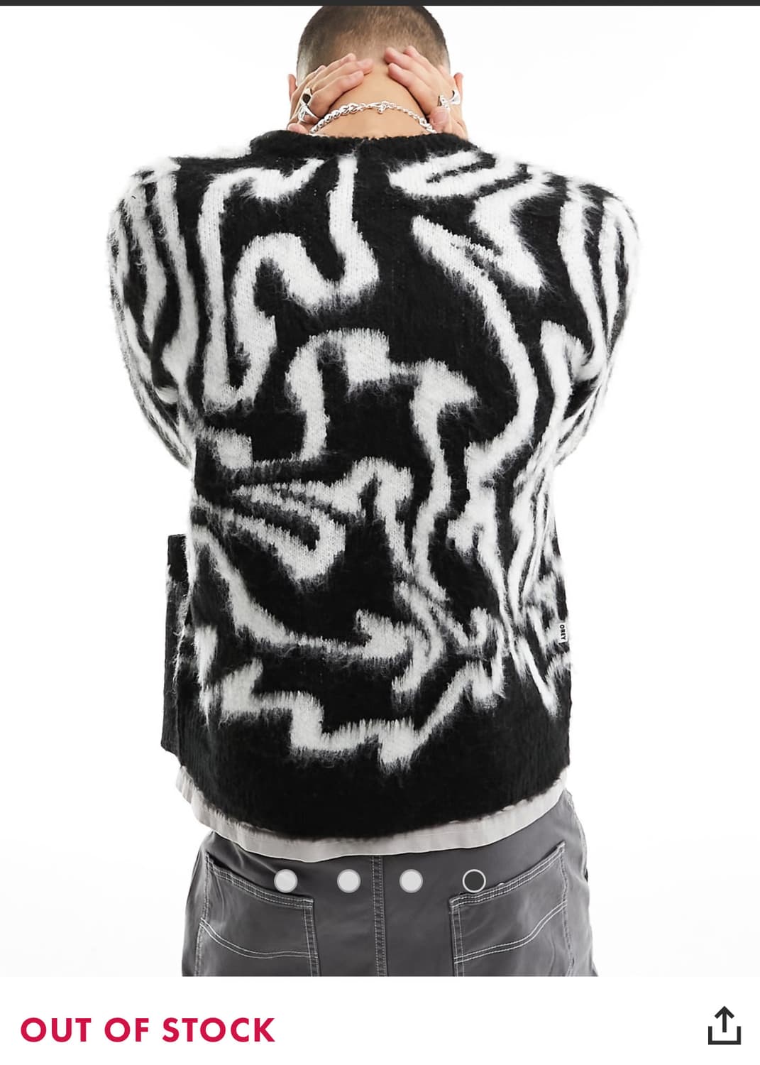 OBEY Pally Texture Cardigan 상품이미지2