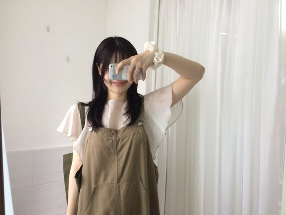 옷속무 빈티지 글로시 블라우스 상품이미지4