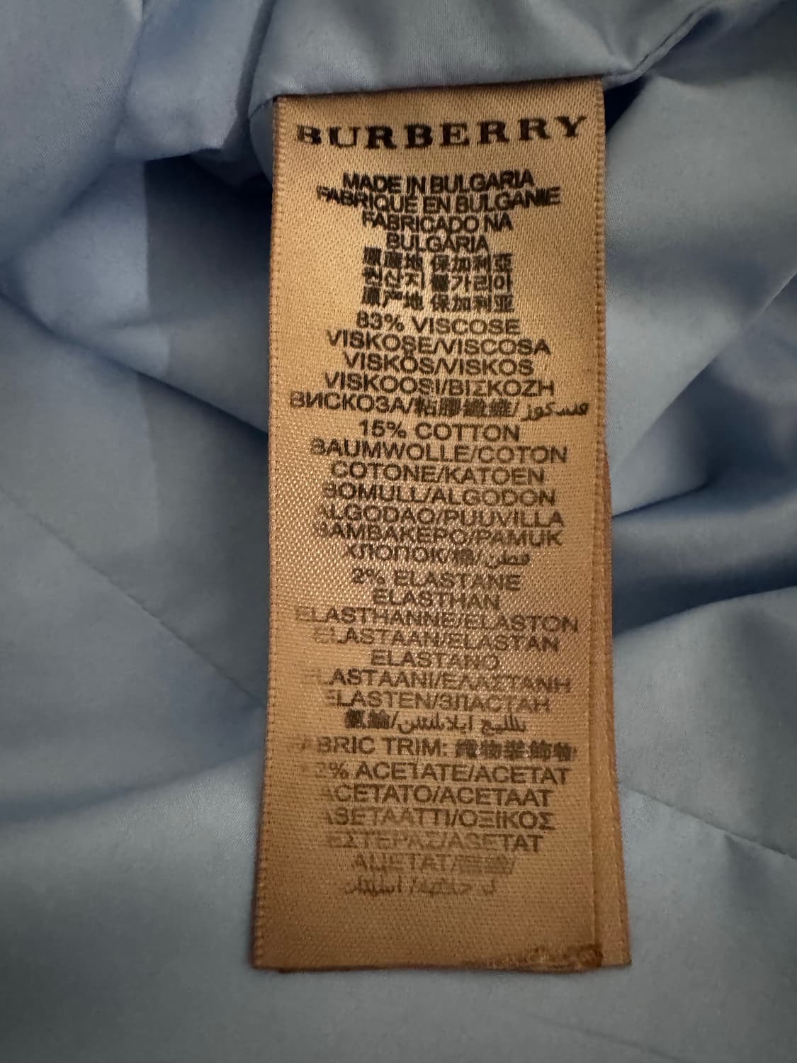 버버리 컬렉션라인 그라데이션 트렌치코트 상품이미지5