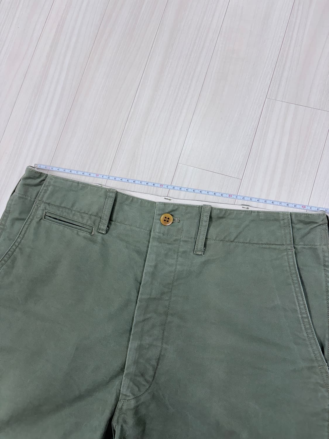 브론슨 USMC 오피서 팬츠 올리브 34사이즈, 치노팬츠 상품이미지3