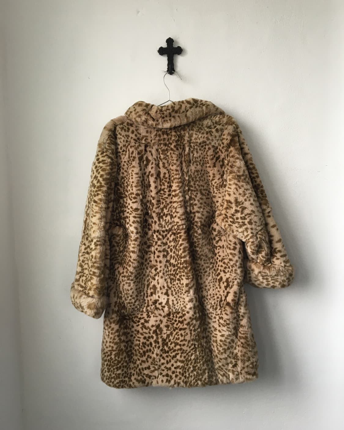 Fake fur leopard pattern jacket 상품이미지3