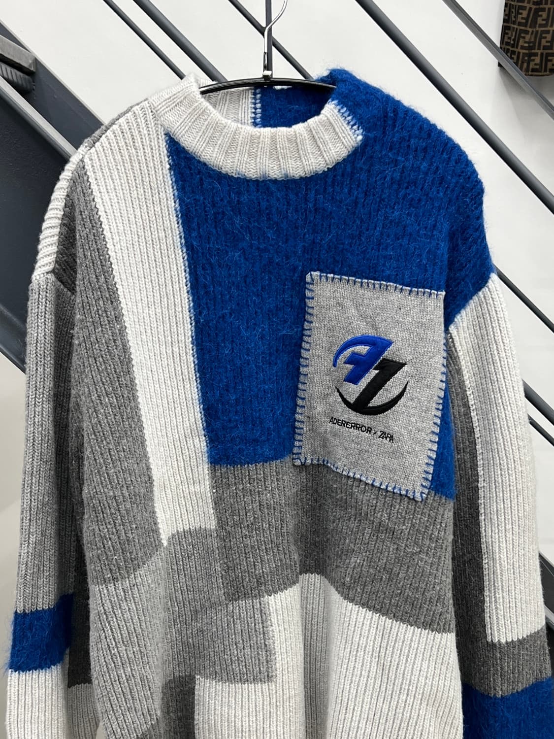 자라 X 아더에러 패치워크 오버사이즈 니트 상품이미지2