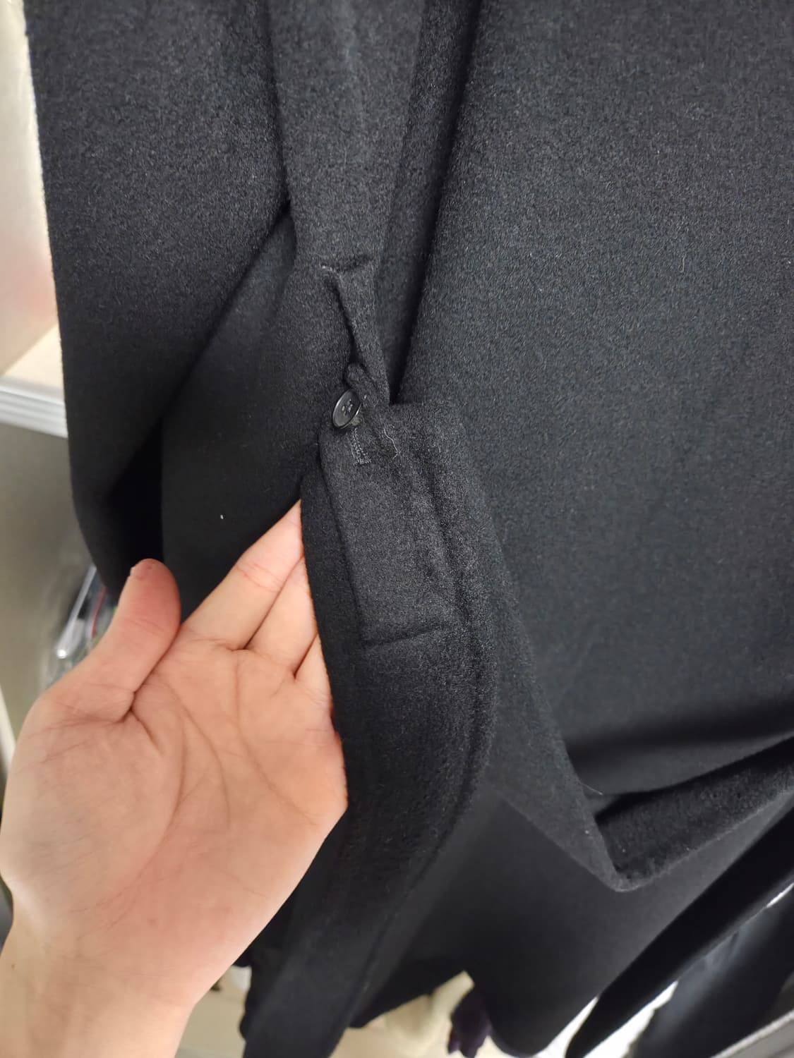 마마가리 핸드메이드 수티앵 코트/블랙/50 상품이미지3