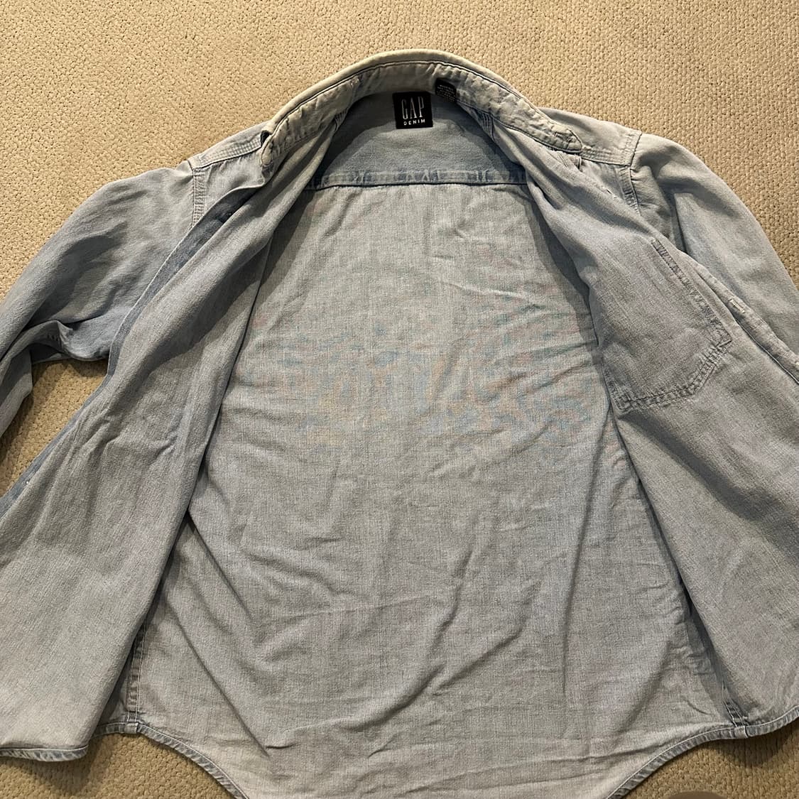 90s 올드갭 (Gap) Made In Canada 데님셔츠 상품이미지7