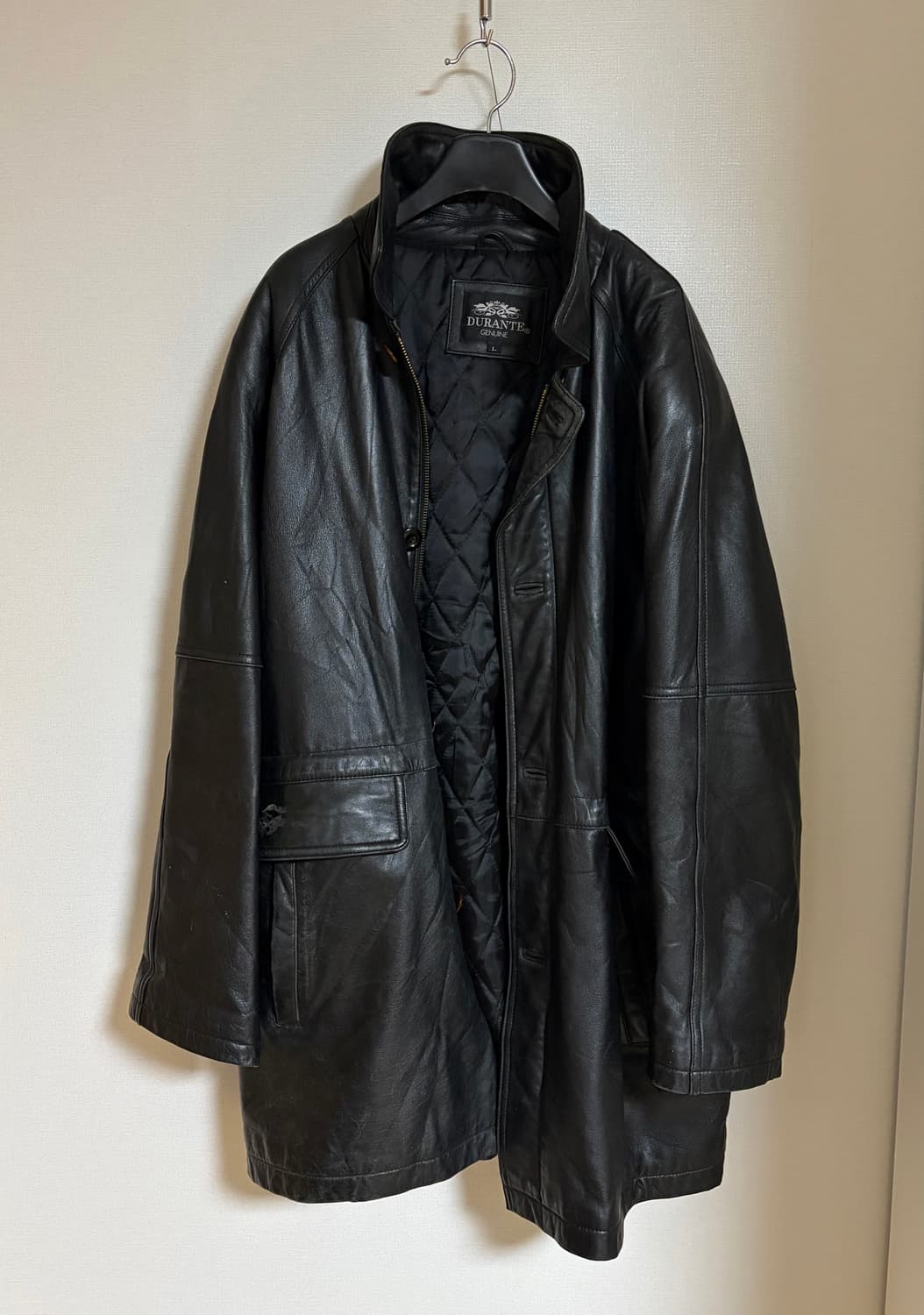 일본 빈티지 레더 카코트 상품이미지1