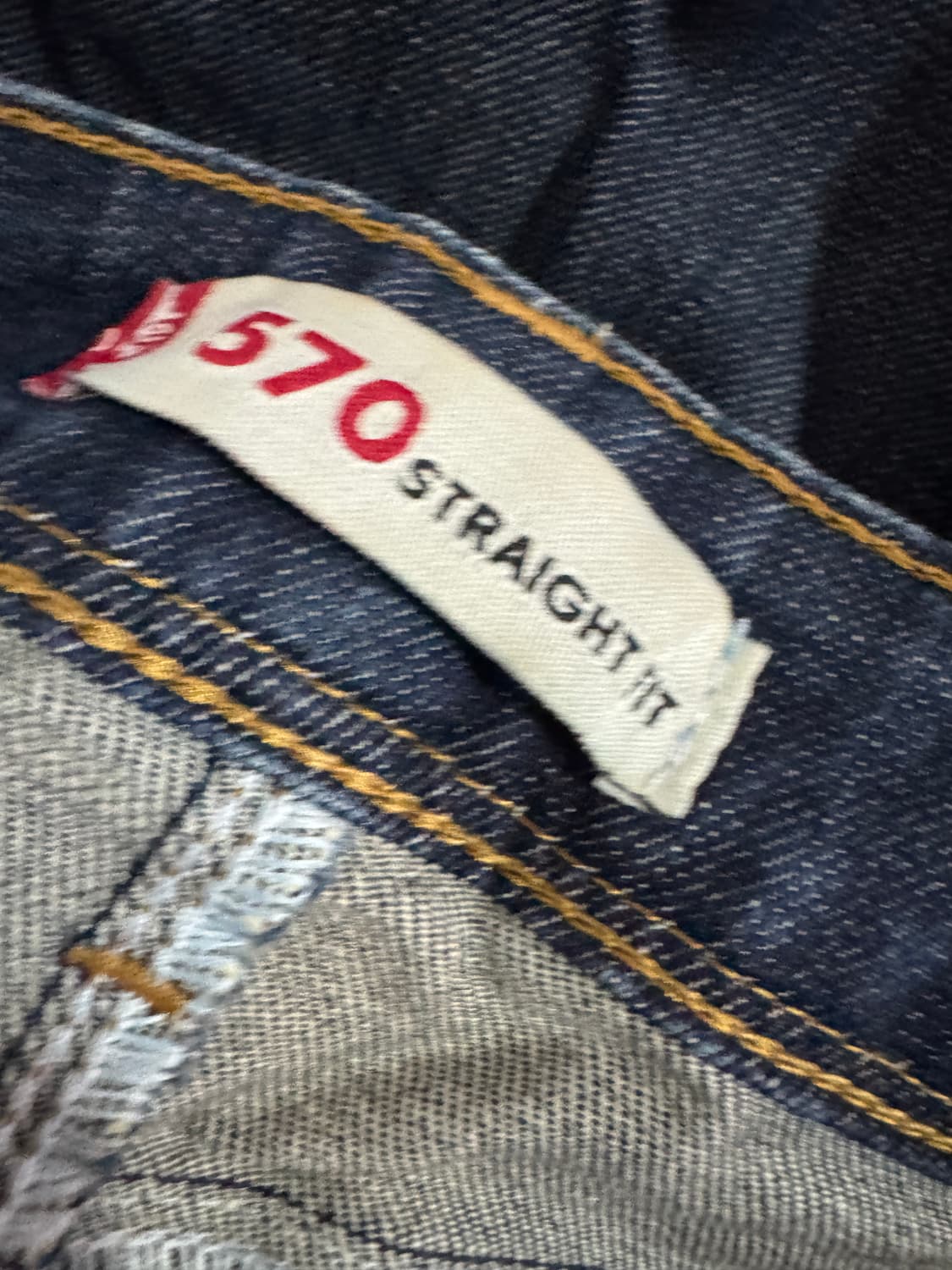 리바이스 570 스트레이트핏 생지 데님팬츠 상품이미지3