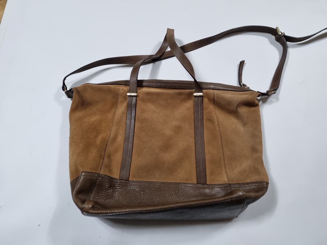 마시모두띠 천연 스웨이드및 가죽 숄더백 또는 쇼퍼백 상품이미지2