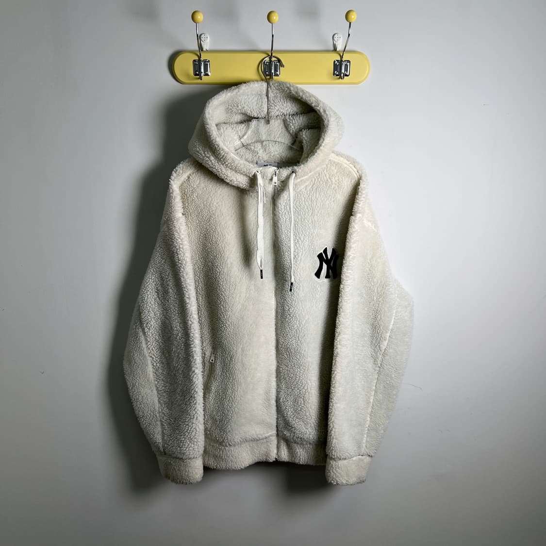 MLB 엠엘비 뉴욕양키스 베이직 후디드 덤블 후리스 2XL 상품이미지1