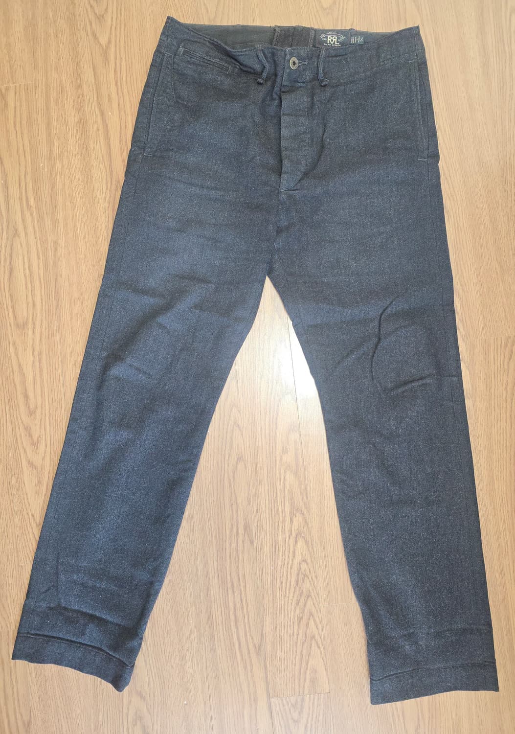 ​[RRL] 인디고 블랙 워크 데님 팬츠 (34x32 ) 상품이미지1