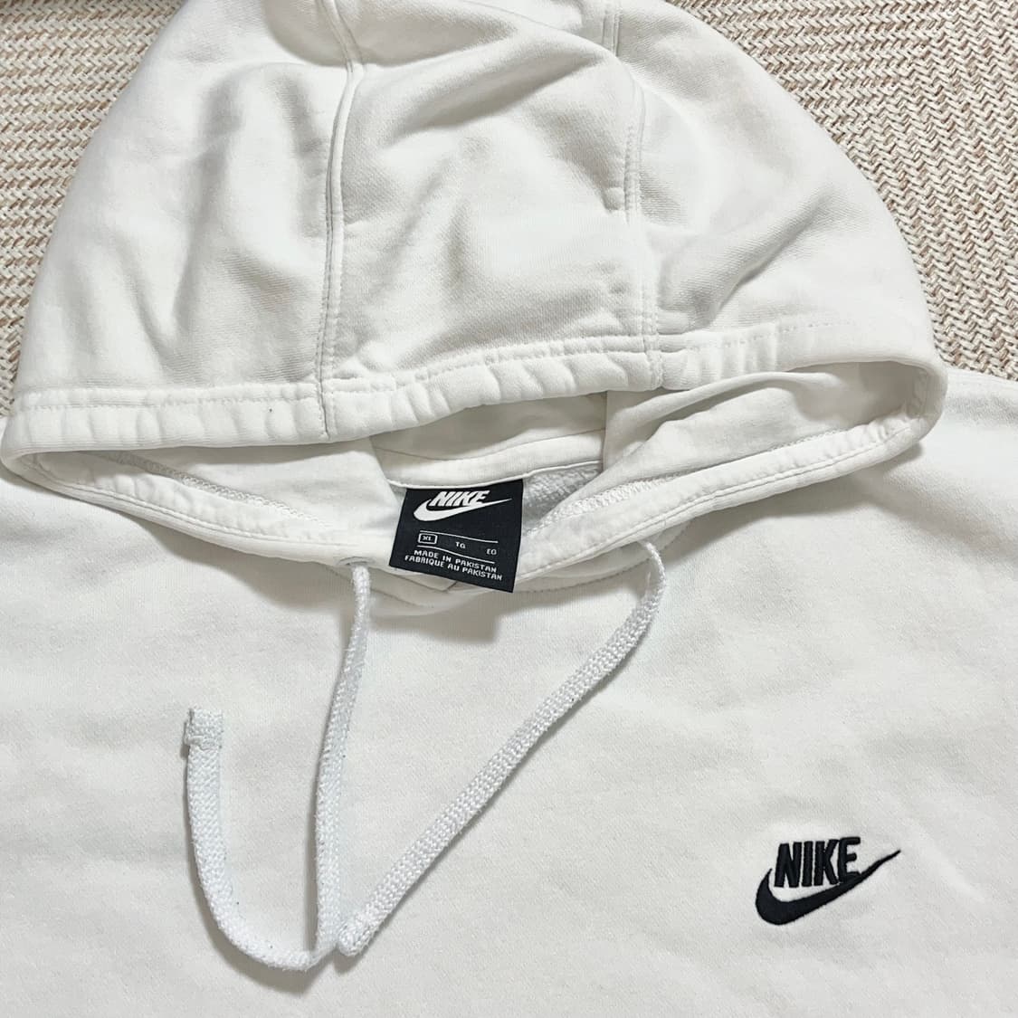 [정품] 나이키 화이트 푸츄라 후드티 [ XL ] 상품이미지3