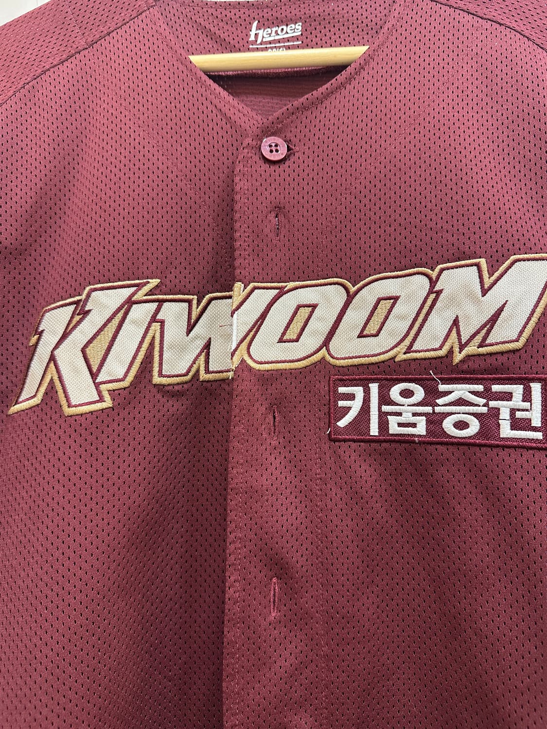 키움 히어로즈 이정후 선수 마킹 유니폼 90(S) 상품이미지3