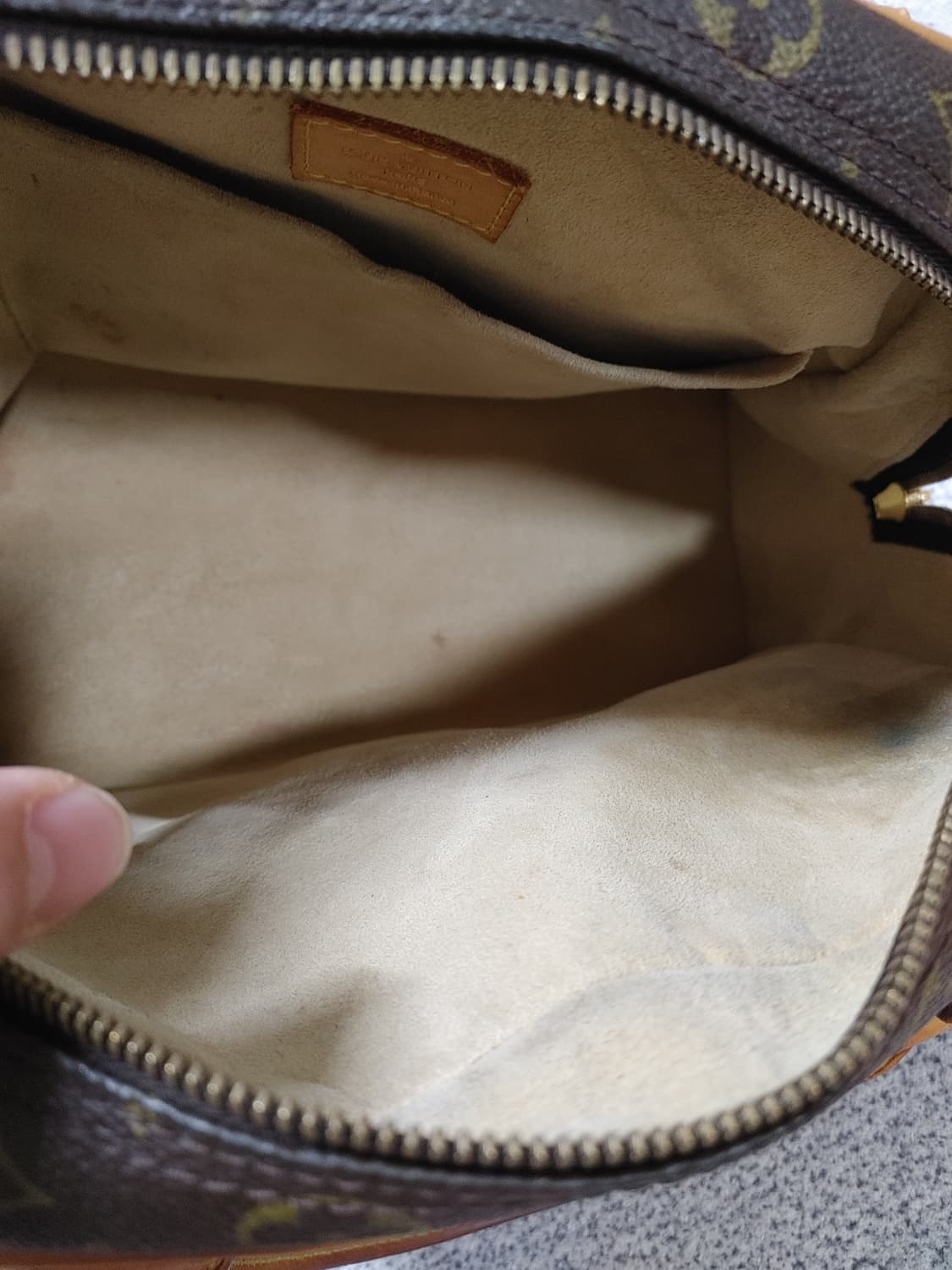 정품 클래식 루이비통 맨하탄 pm 빈티지 토트백 상품이미지7