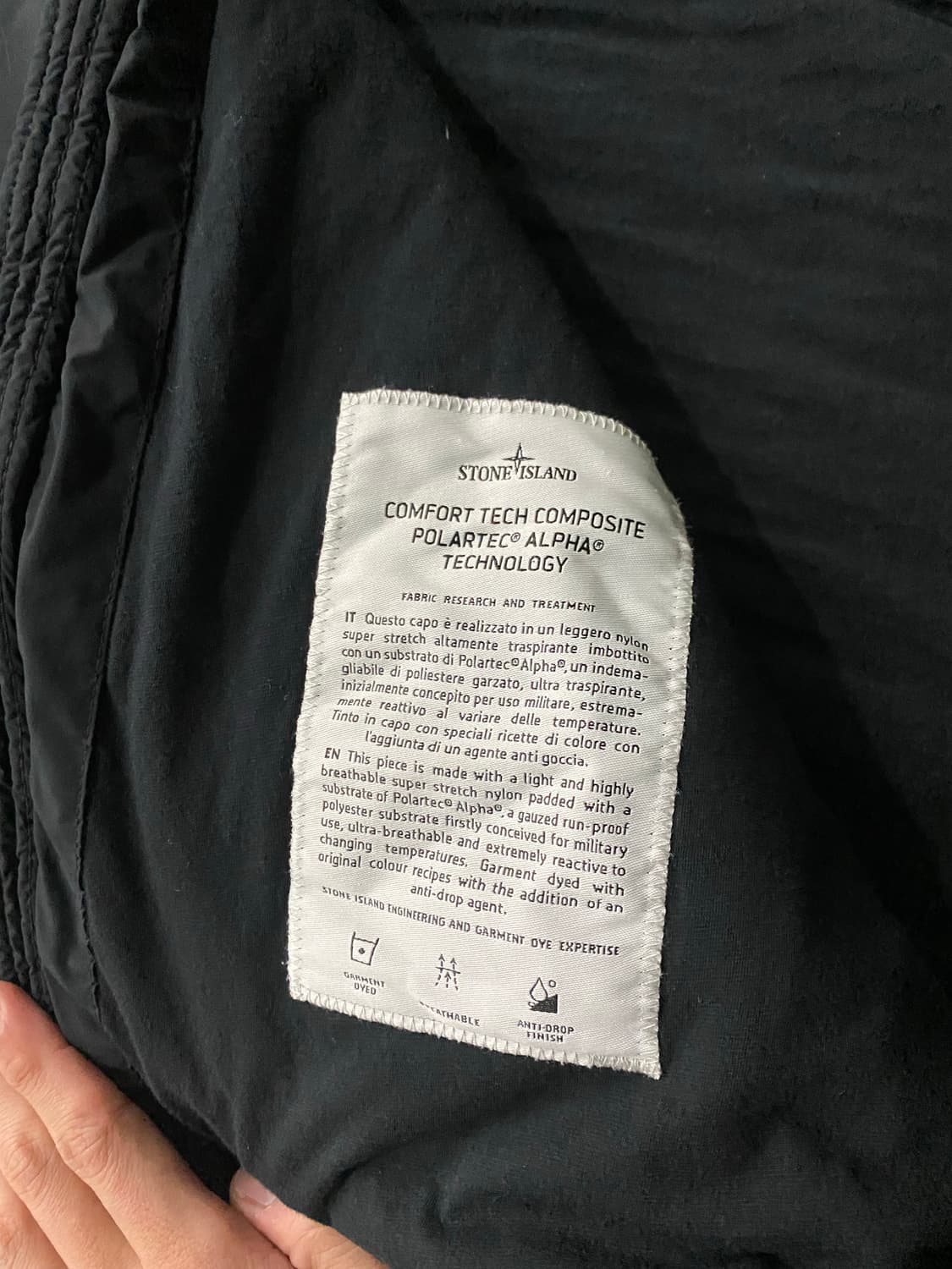스톤아일랜드 컴포트테크 자켓 바람막이 상품이미지5
