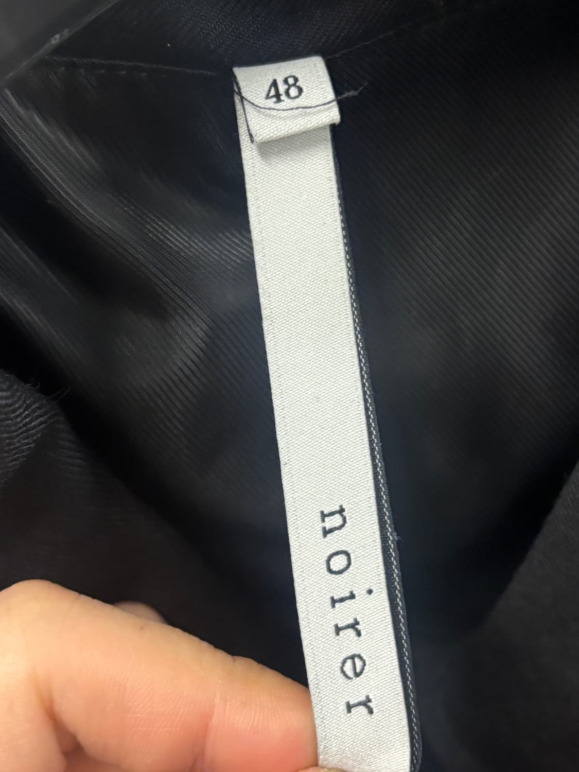 노이어 버진 울 오버사이즈 블랙 코트 48 상품이미지4