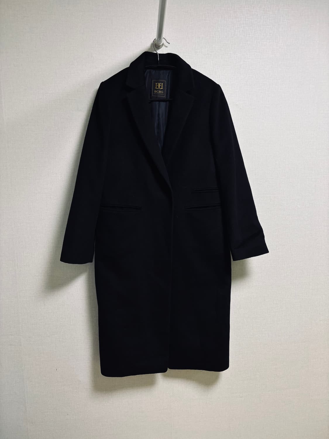 BCBG MONOGRAM MTR 캐시미어 100% 블렌드 롱 코트 상품이미지1