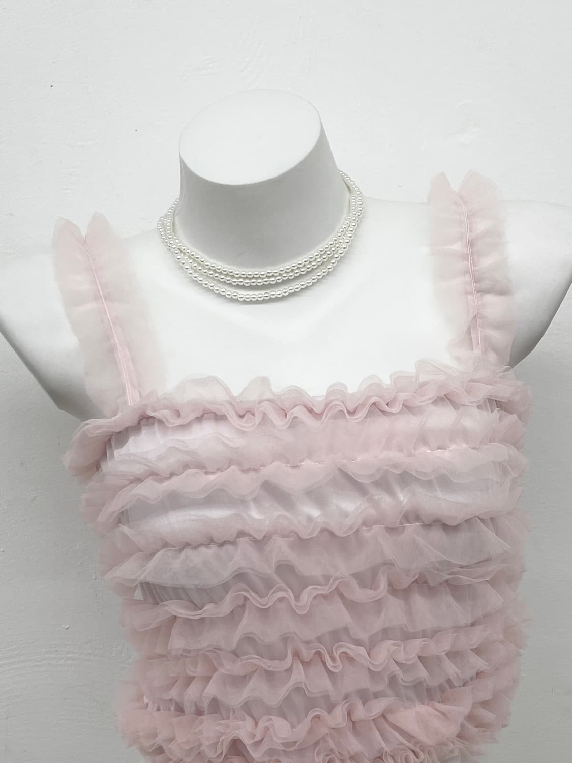 히메갸루 핑크 프릴 슬립 상품이미지2