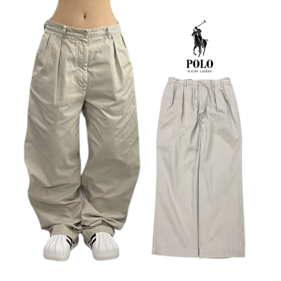폴로 치노팬츠 아이보리 상품이미지1