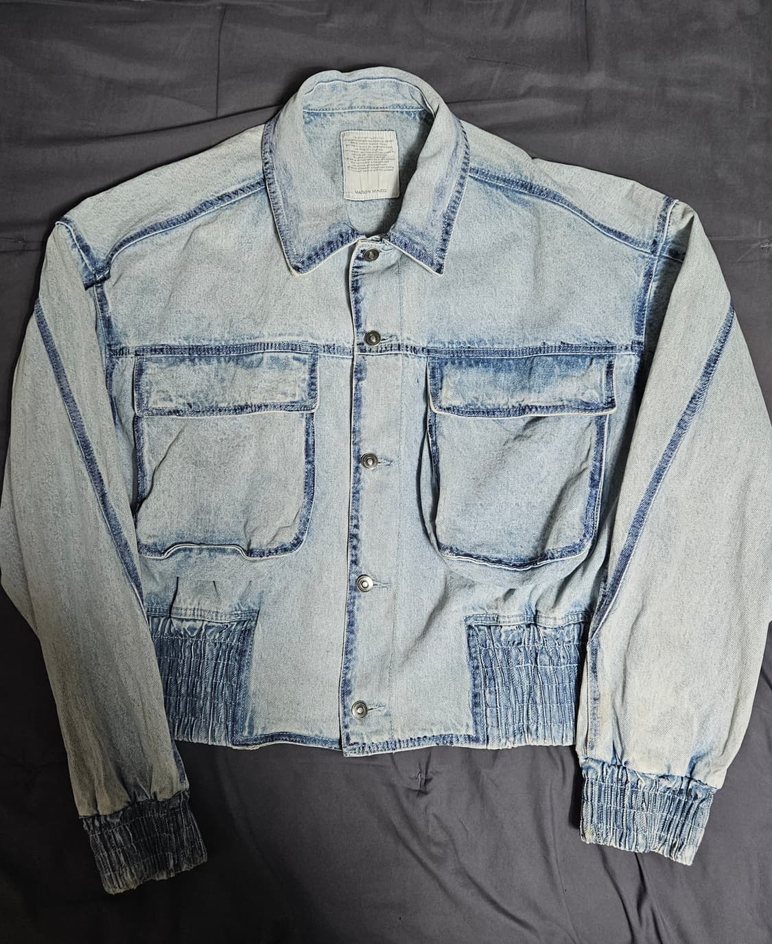 메종미네드 데님 트러커 자켓 L 상품이미지2