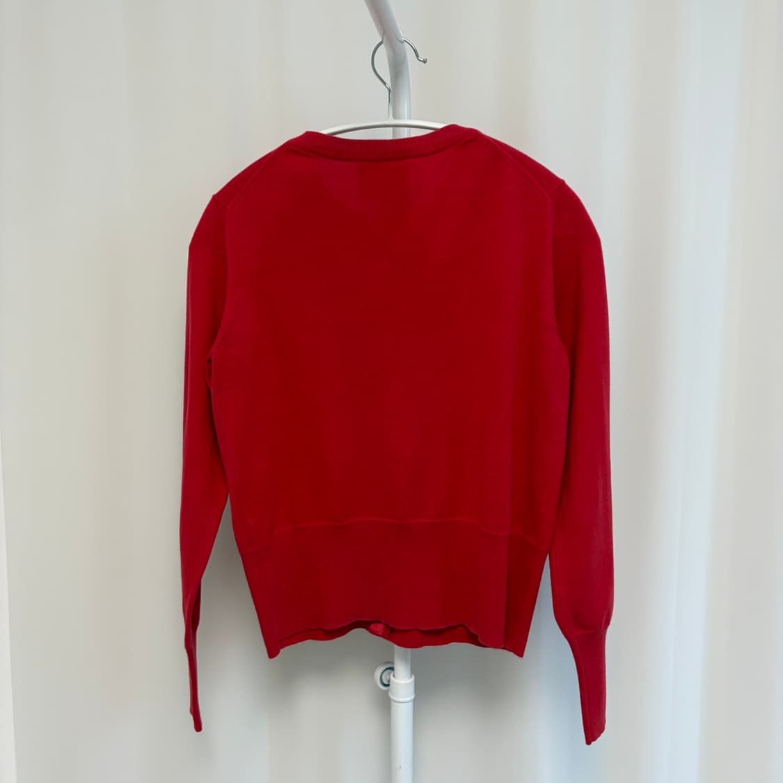 비비안웨스트우드 코튼 레드 가디건 상품이미지3