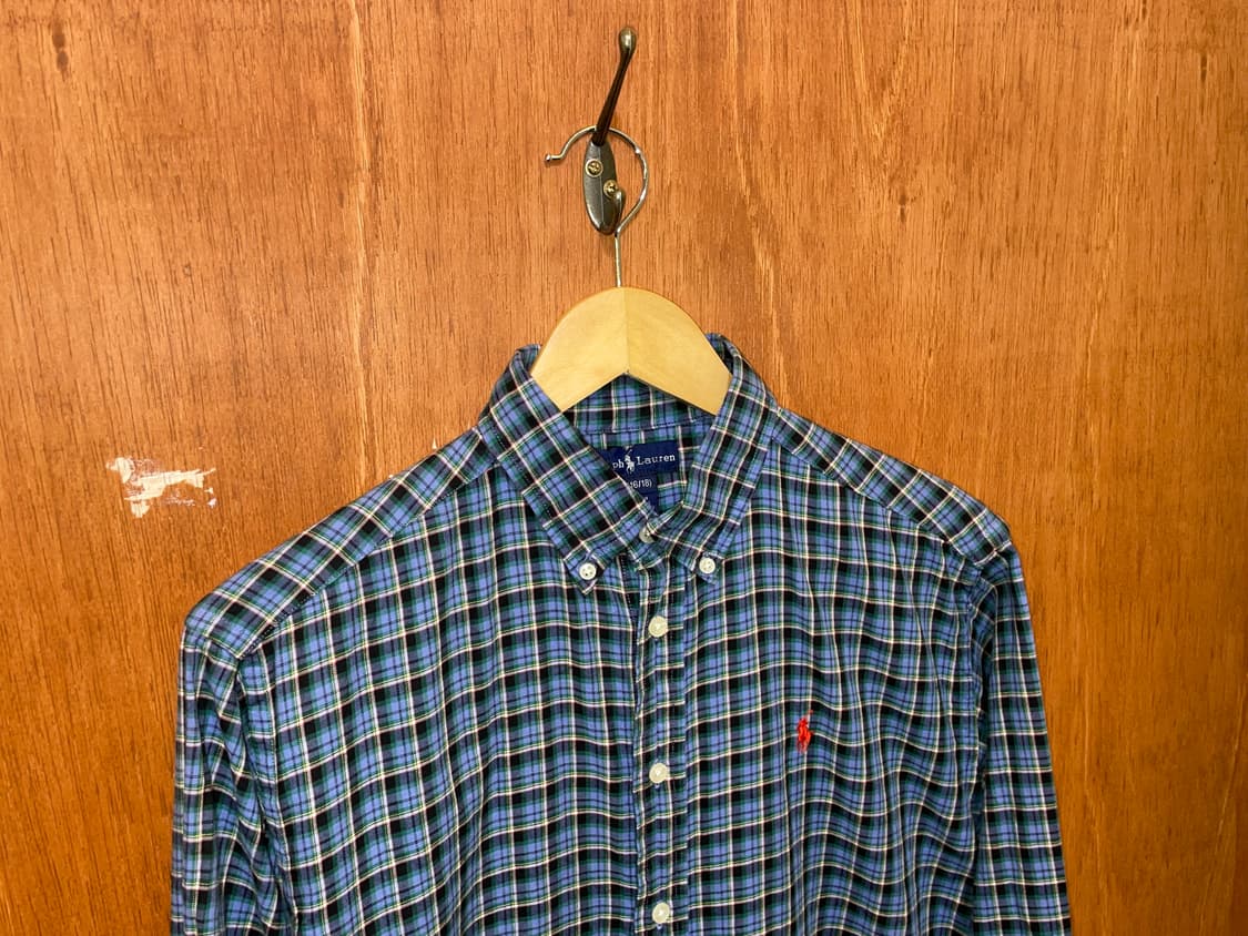 (L) POLO 폴로 랄프로렌 체크 셔츠  상품이미지2