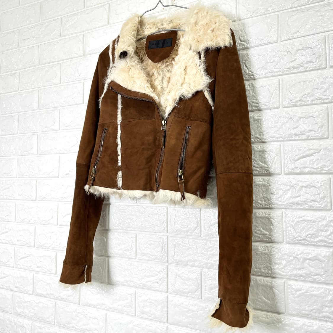 질스튜어트 리얼 무톤 양털자켓 S 상품이미지10