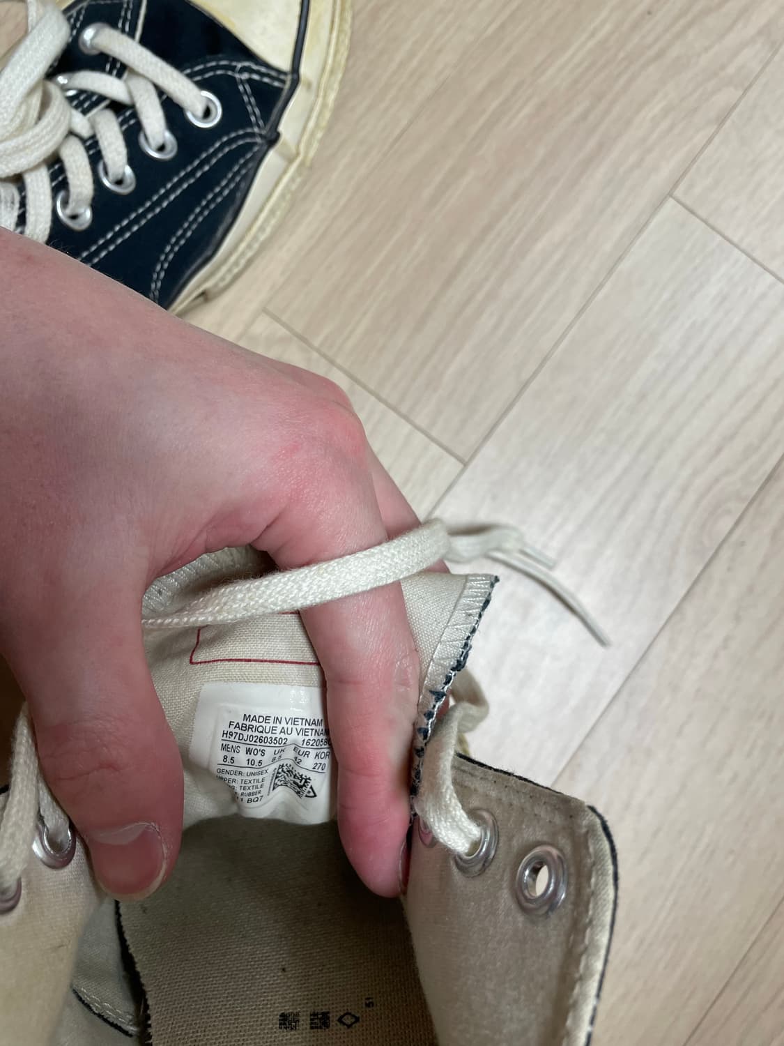 컨버스 척테일러 1970 로우 블랙 270 상품이미지5