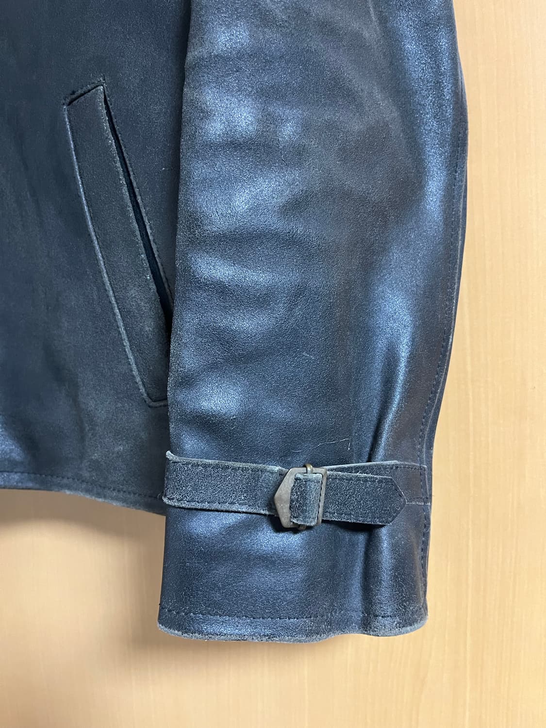 90s 제이크루 레더자켓 (뉴스보이) 상품이미지6