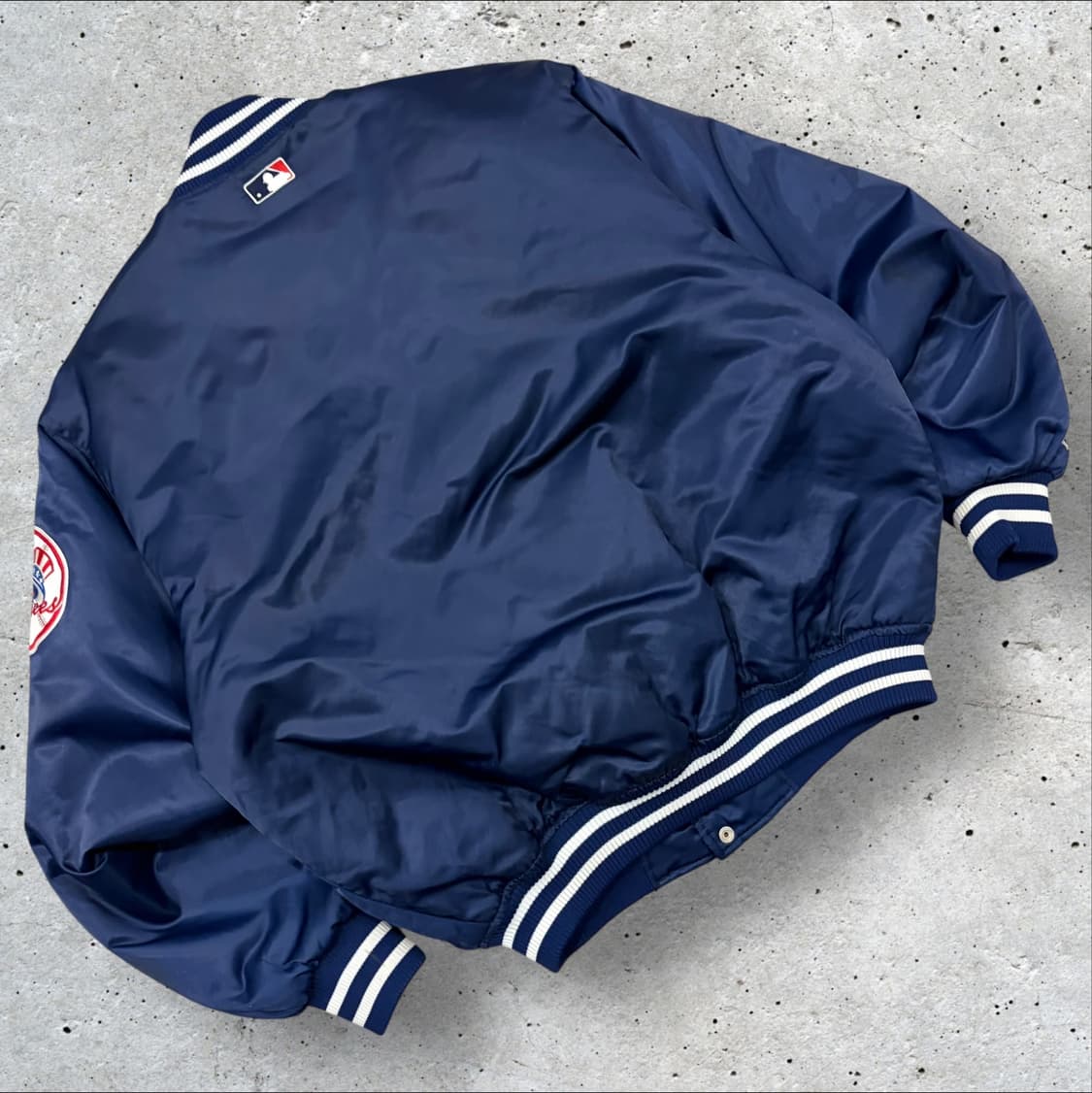 [S] 마제스틱 뉴욕 양키스 어센틱 야구 점퍼 자켓 네이비 C813 상품이미지2