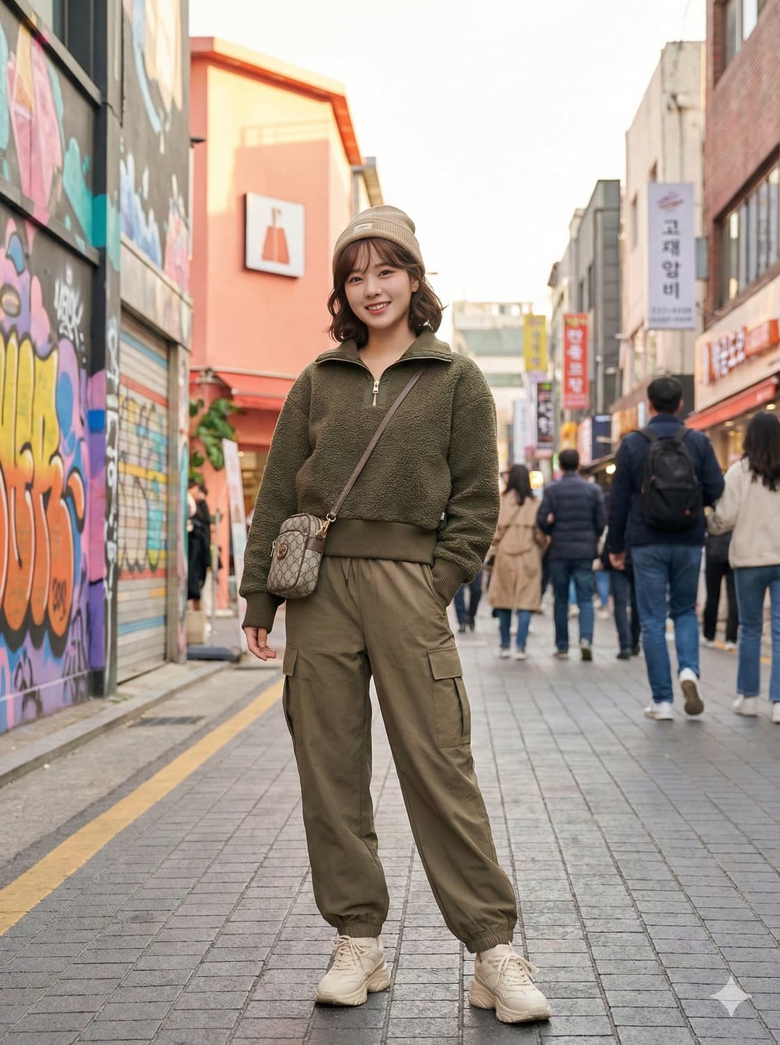 안다르 셰르파 플리스 하프 집업_S 상품이미지1