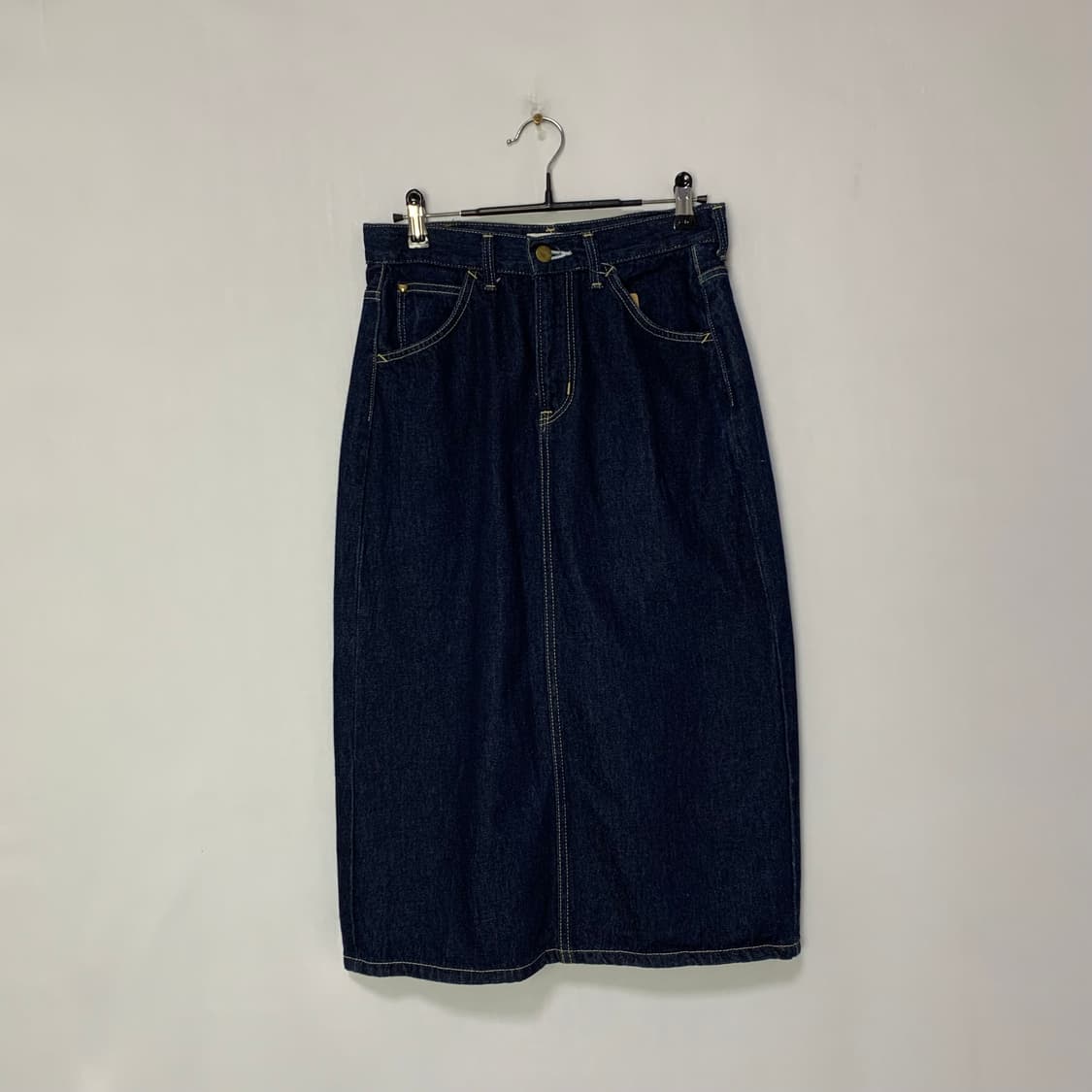 Lee 리 빈티지 데님 미디 롱 스커트 청치마 27인치 y2k 상품이미지1