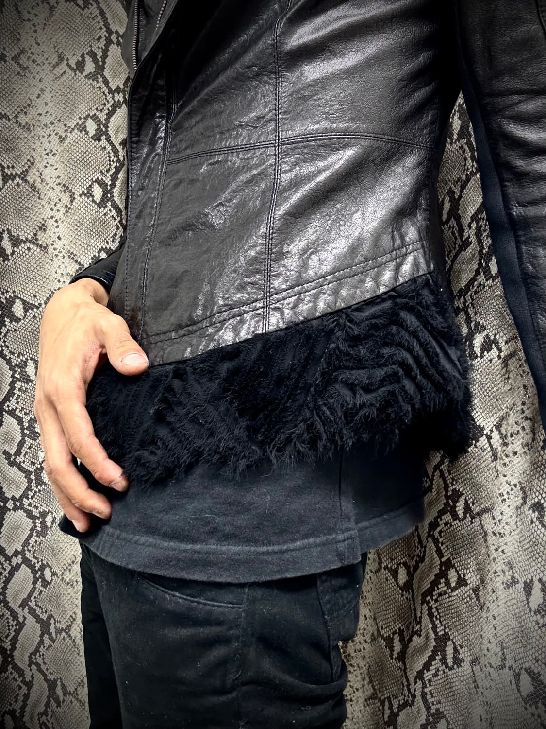 [V-KEl] SheepSkin V-Kei Slim Fit Leather 상품이미지5