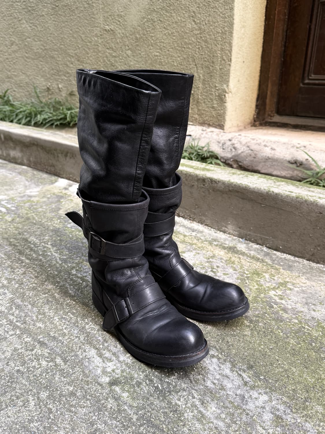 JPN 버클 레더 부츠 상품이미지5