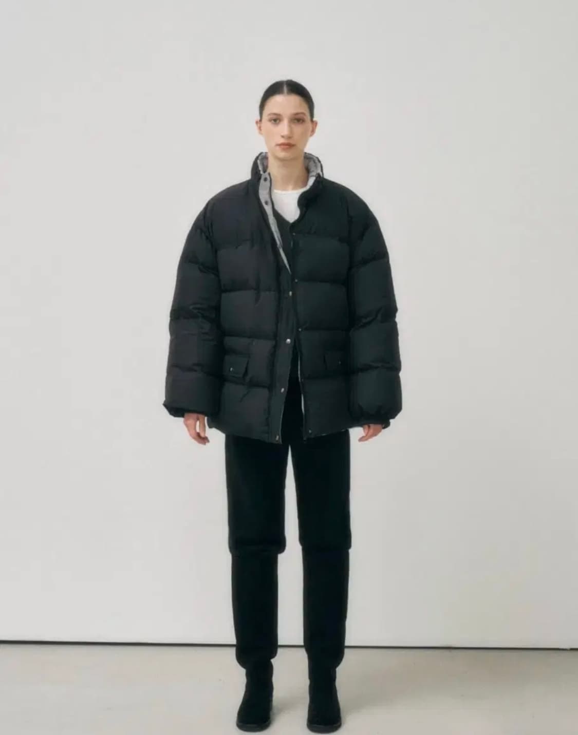 어그스트 패딩 블랙 상품이미지1