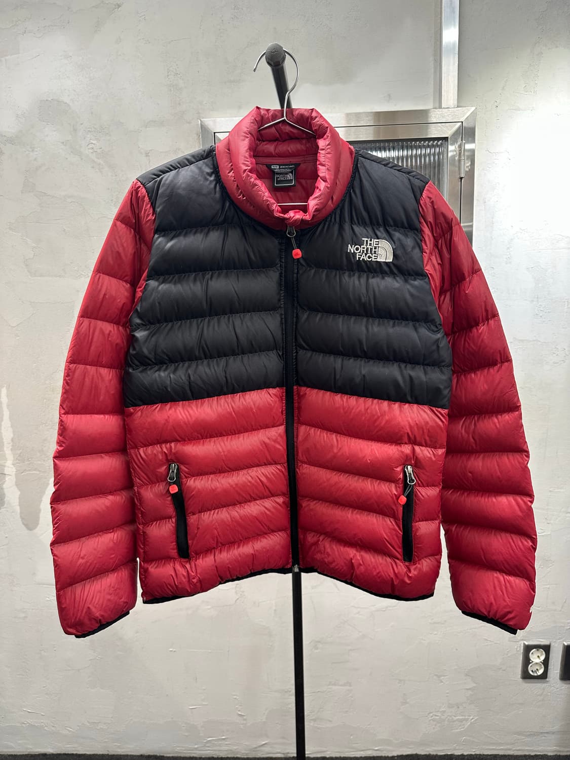 노스페이스 눕시 800 검빨 경량패딩 M 상품이미지1