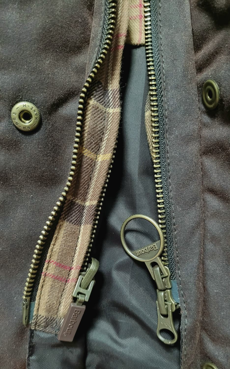 바버(Barbour) 여성 왁싱 자켓(M) 상품이미지5