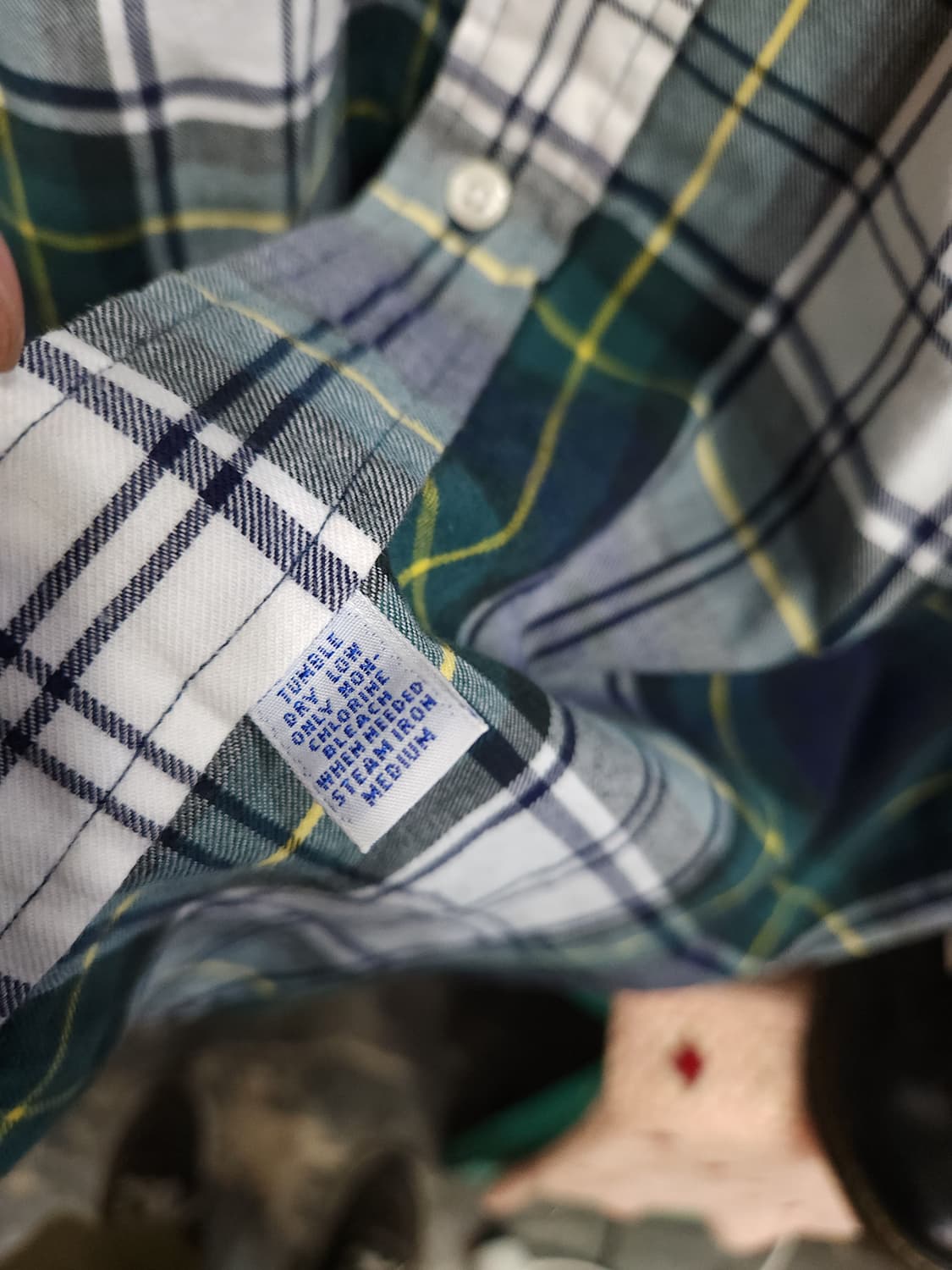 폴로 랄프로렌 90s 베어 자수 타탄체크 셔츠

 상품이미지4