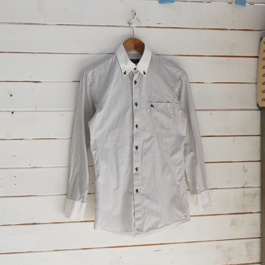 버버리 스트라이프 셔츠 (남성용 90-95) 상품이미지1