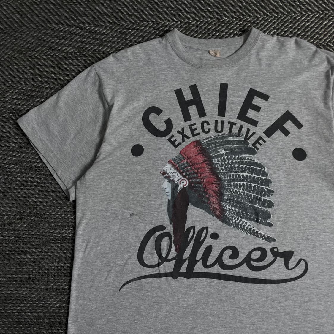 빈티지 인디언 프린팅 박시핏 티셔츠o 3664 상품이미지3