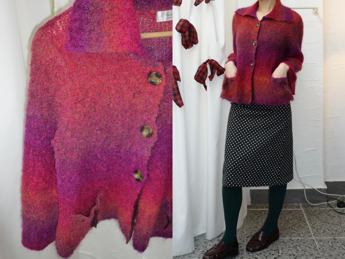 berry ombré cardigan 상품이미지1