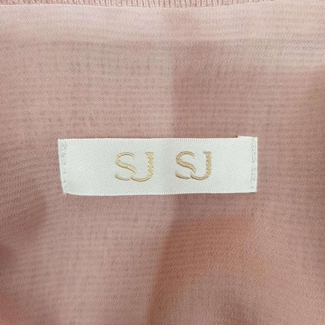 한섬 SJSJ 2023 트위드 배색 플리츠 롱 원피스 82-94-160 상품이미지6