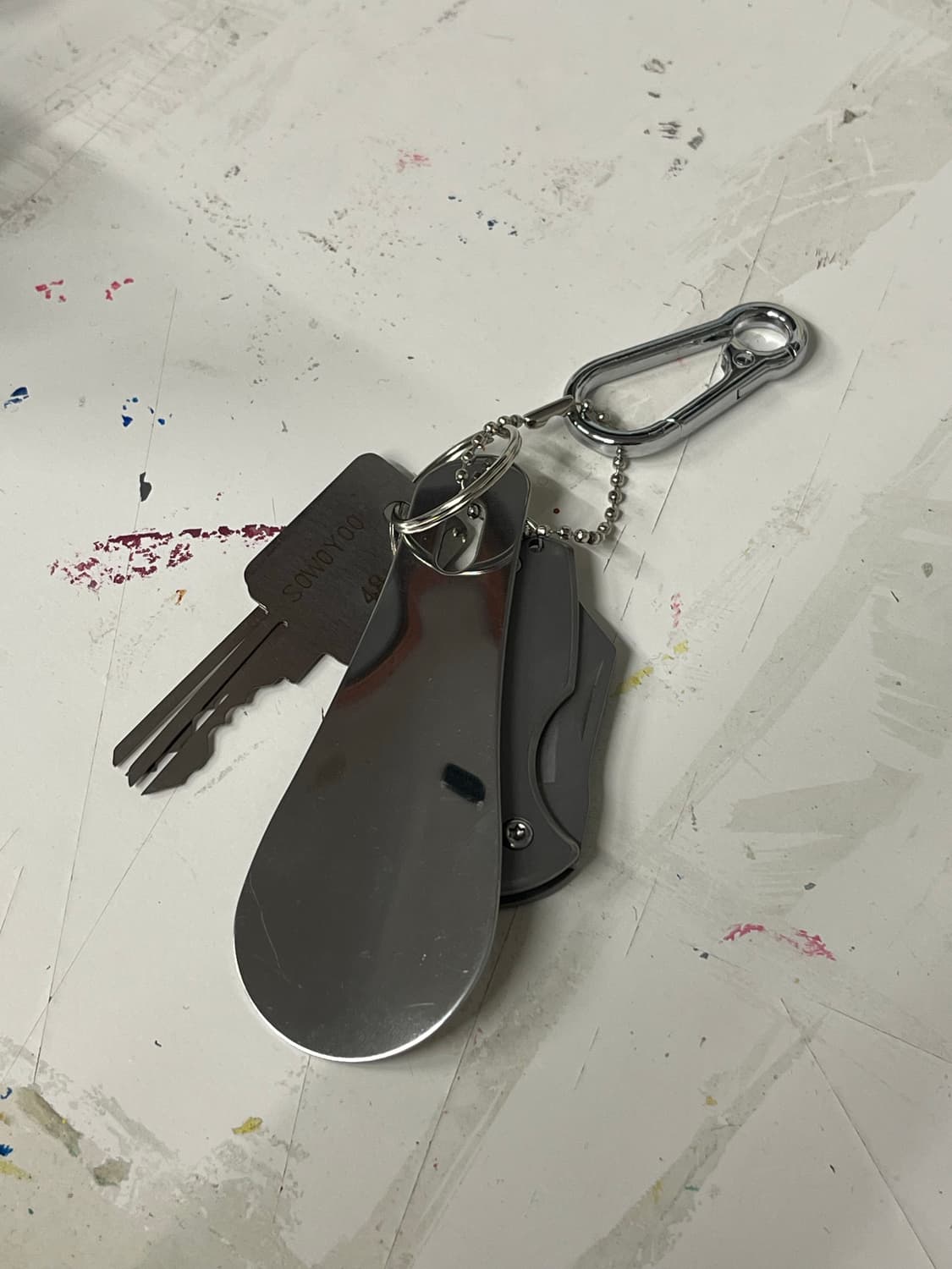 Shoehorn&Knife key-ring / 구두주걱&나이프 키링 상품이미지3